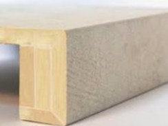 Peldaño gradone ingletado doble